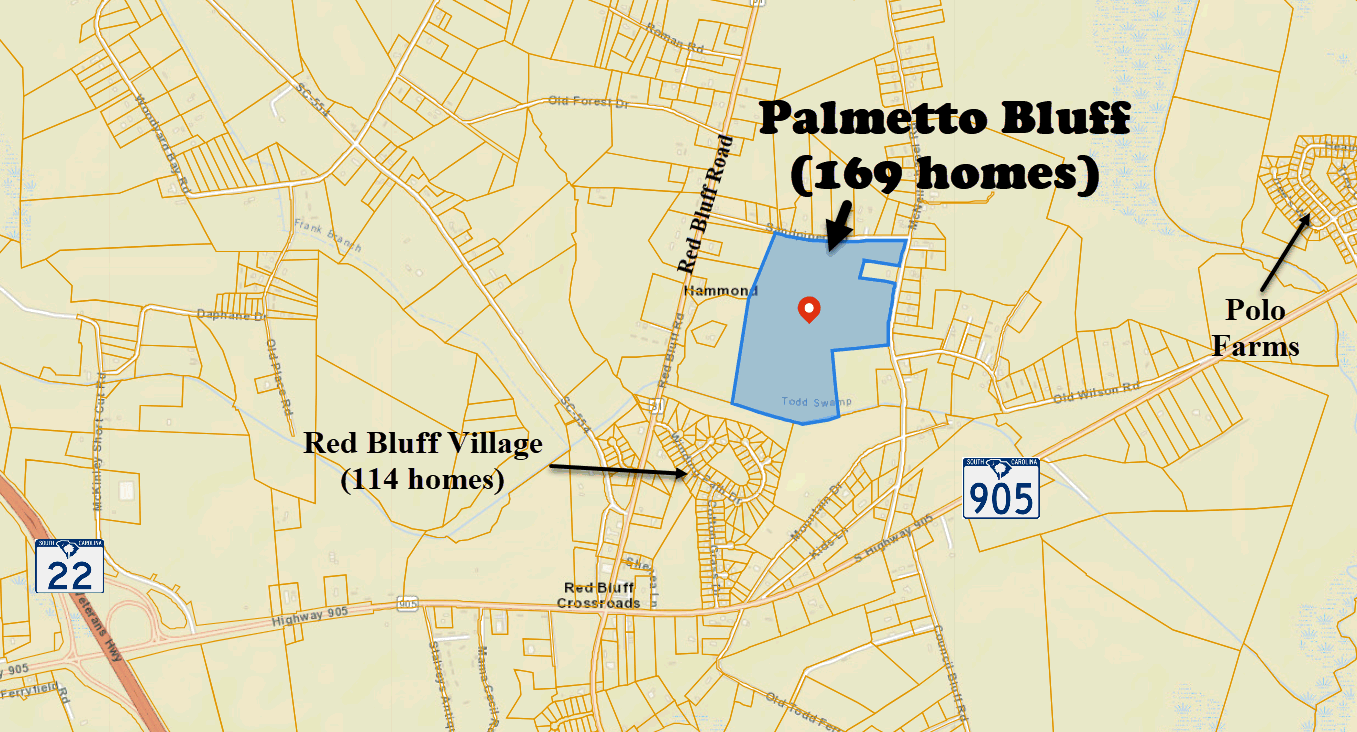 Palmetto Bluffs new home community in Longs, SC