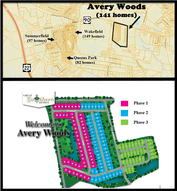Avery Woods in Longs by Great Southern Homes