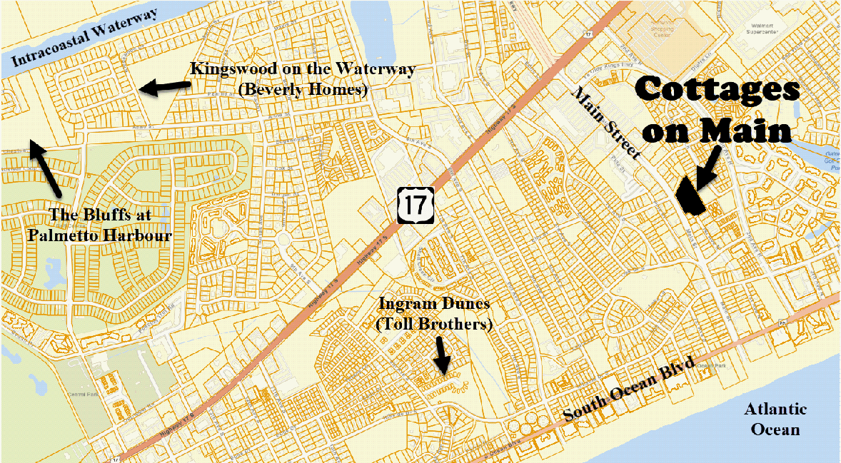 Cottages on Main in North Myrtle Beach