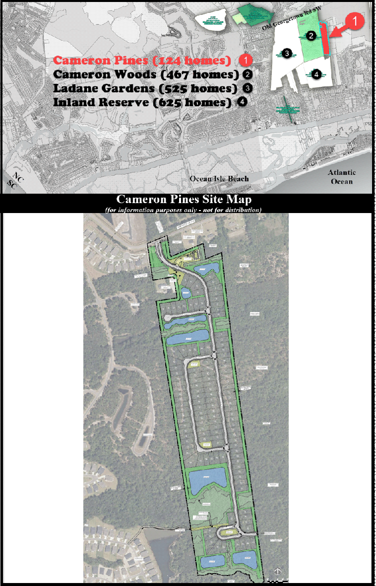 Cameron Pines in Ocean Isle Beach by Lennar