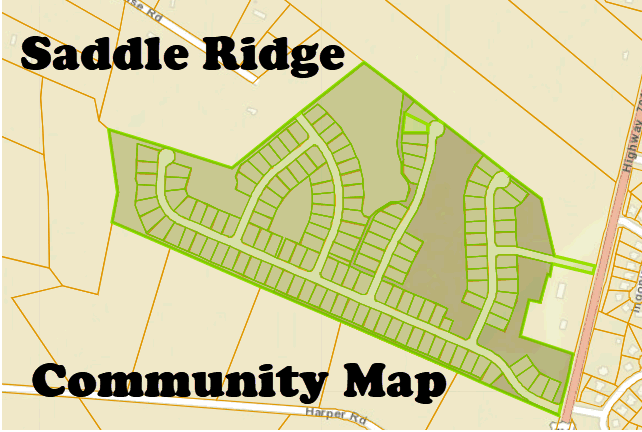 Saddle Ridge Community Map