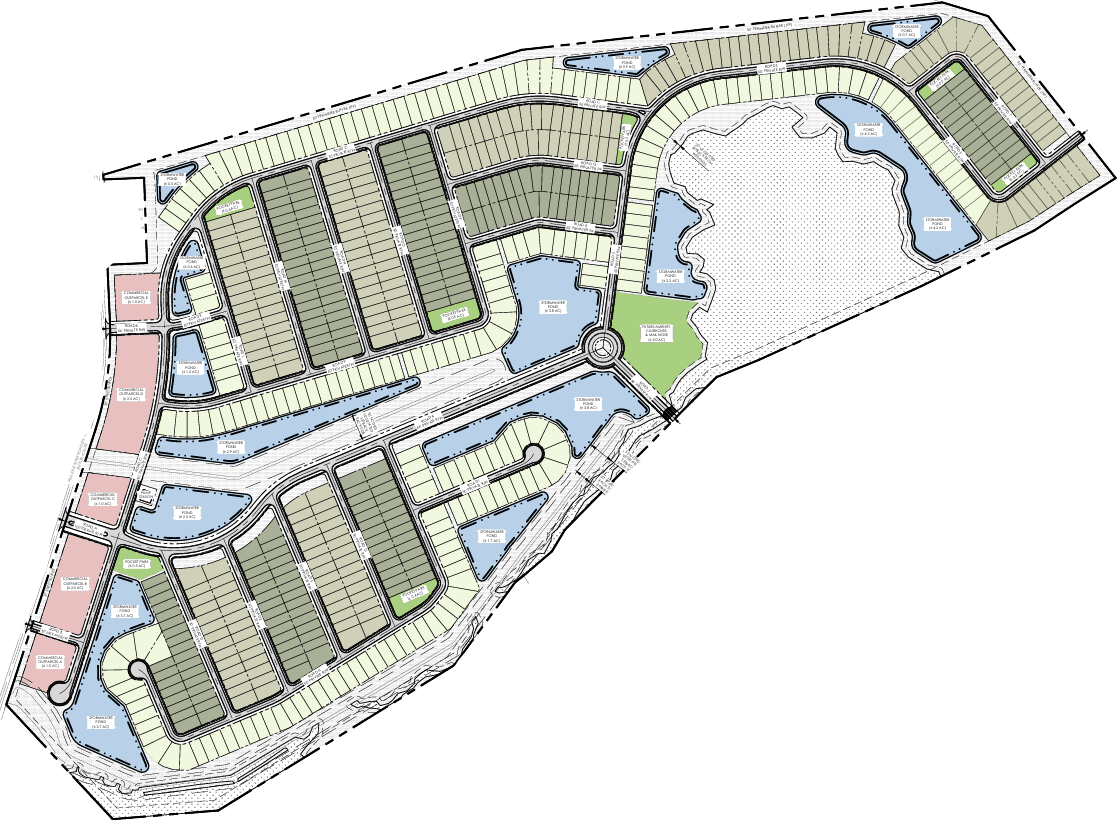 Preliminary Site Map of Farmstead Grove in Ash, NC by Lennar